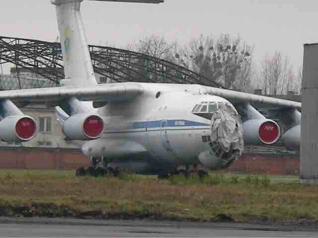 Šteta na avionu Il 76
