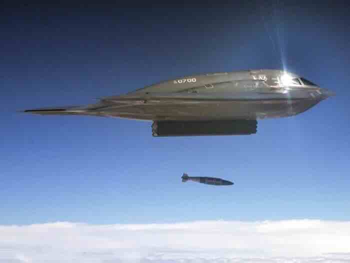 B-2 baca GBU-31 JDAM