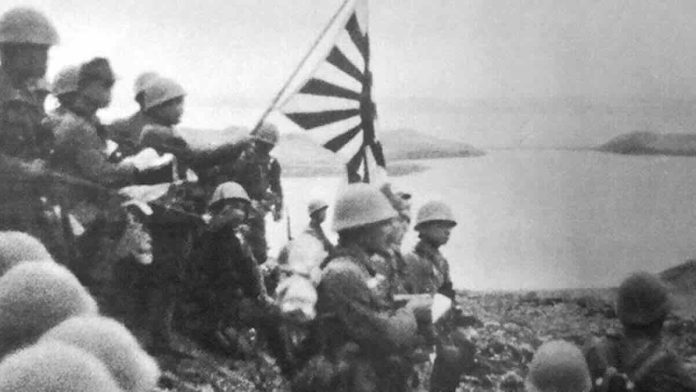 Japanci ističku zastavu na Kiski - Okupacija SAD u Drugom svetskom ratu