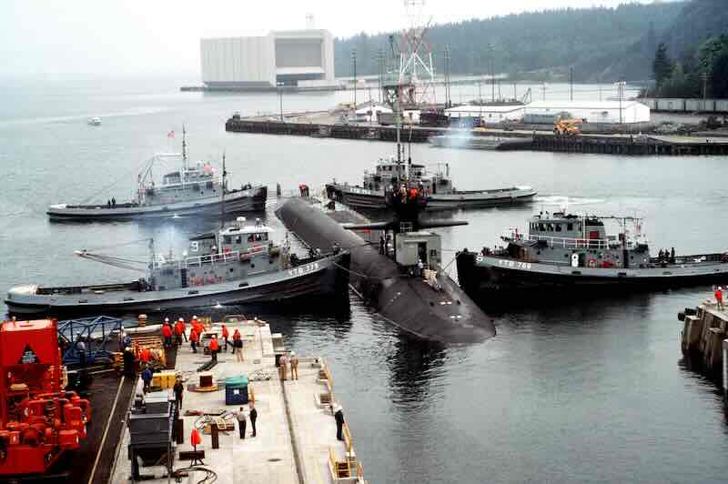 USS Ohio u Kitsap-Bangor bazi