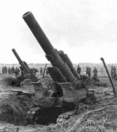 Haubice B 4 Treceg beloruskog fronta Haubice B-4 Trećeg beloruskog fronta