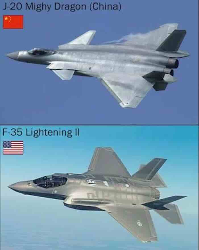 J 20 i F 35 J-20 i F-35