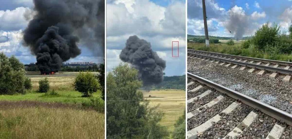 Misteriozni pad vojnog aviona kod Moskve Pilot se katapultirao izvori pominju Su 57 Misteriozni pad vojnog aviona kod Moskve- Pilot se katapultirao, izvori pominju Su-57