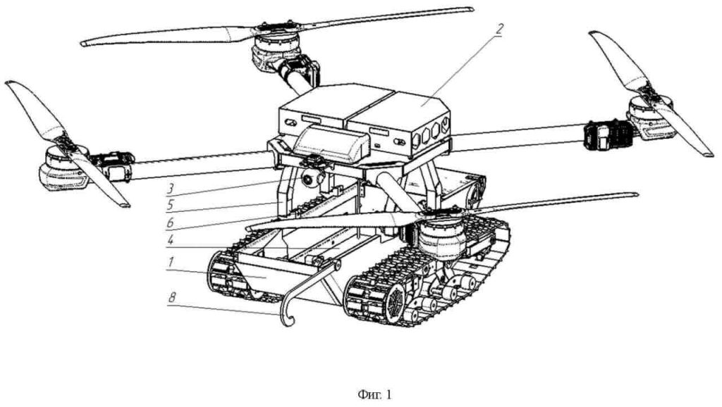 Ruski robot na gusenicama nosi sopstveni dron patent otkriva novo resenje za izvidanje iznad rovova 1 Ruski robot na gusenicama nosi sopstveni dron- patent otkriva novo rešenje za izviđanje iznad rovova