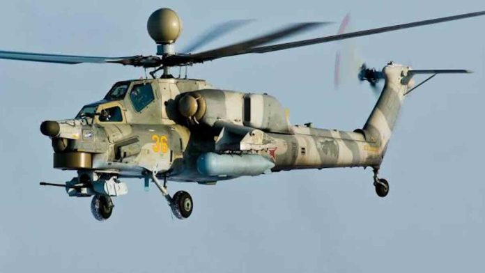 Ukrajinski FPV dron napada Mi-28 iznad Belgoroda Ukrajinski FPV dron napada Mi-28 iznad Belgoroda