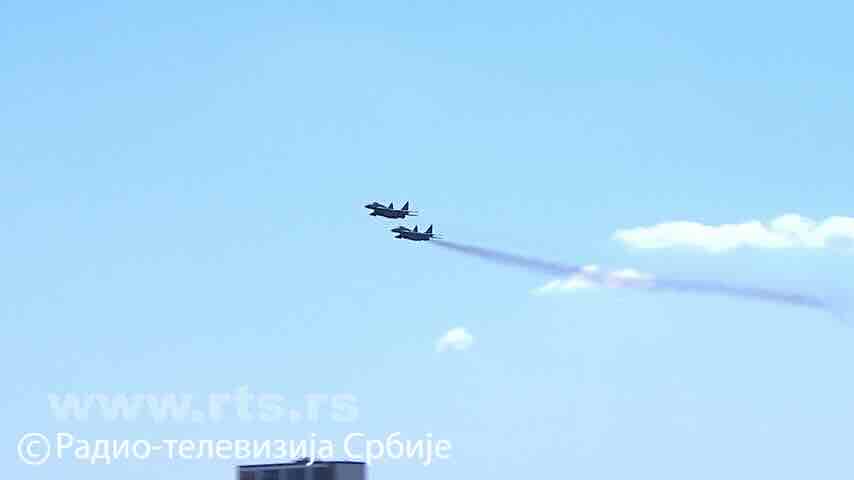 prelet mig 29 snimak rts prelet mig-29 snimak rts