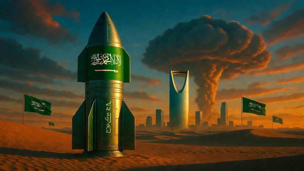 saudijska arabija kao nuklearna sila ilustracija saudijska arabija kao nuklearna sila ilustracija