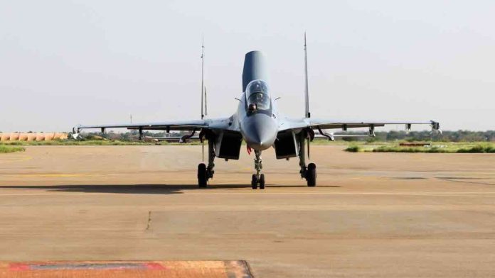Alžirski Su-30MKA u Nigeru