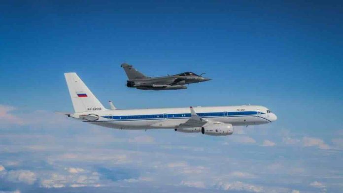 Francuski Rafali presreli jedan od najzaštićenijih ruskih aviona iznad Baltika, Tu-214PU Francuski Rafali presreli jedan od najzaštićenijih ruskih aviona iznad Baltika, Tu-214PU