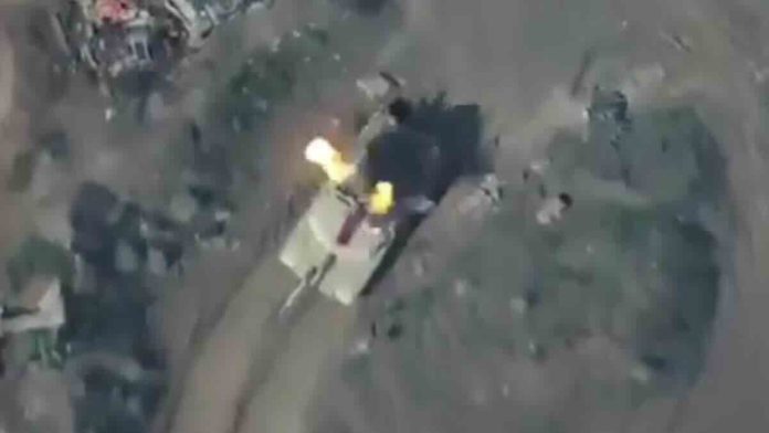 Huti dronom Rudžum uništili saudijski Abrams Huti dronom Rudžum uništili saudijski Abrams