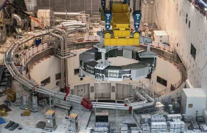 ITER tokamak sklapanje