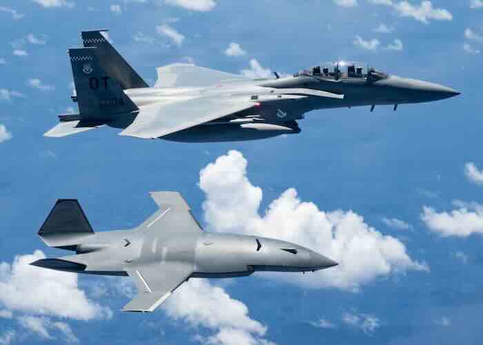 MQ 28 Ghost Bat i F 15EX Eagle II MQ-28 Ghost Bat i F-15EX Eagle II