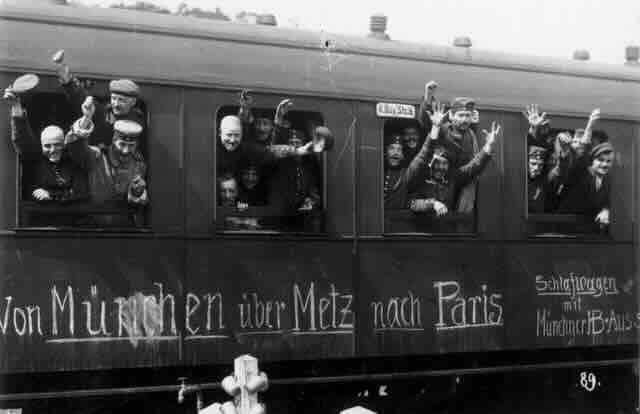 Nemacki rezervisti krecu na front. Avgust 1914 Nemački rezervisti kreću na front. Avgust 1914