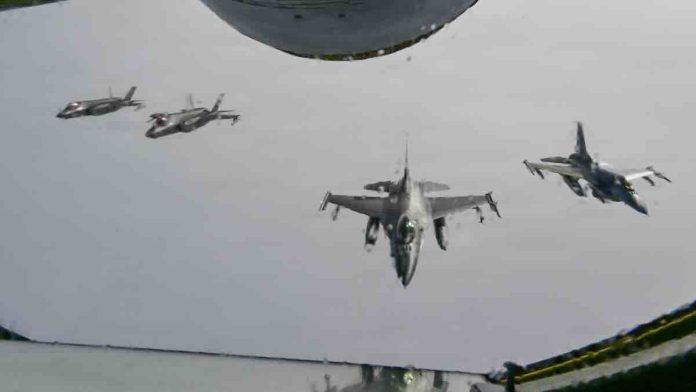 Tundra Merlin vežbe F-16 i F-35