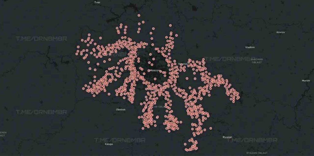 mapa odbrane moskve