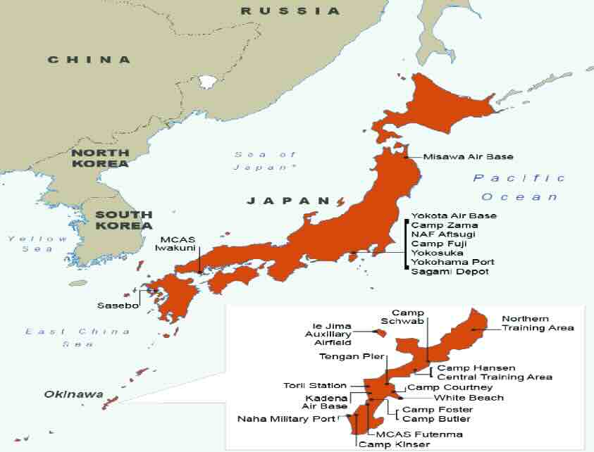 Americke baze u Japanu Američke baze u Japanu
