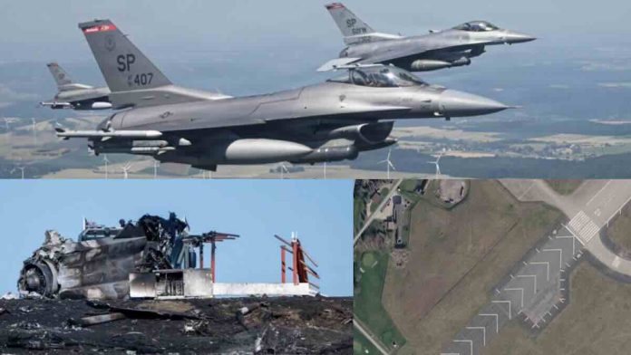 Američki F-16 srušio se kod baze Špangdalem Američki F-16 srušio se kod baze Špangdalem