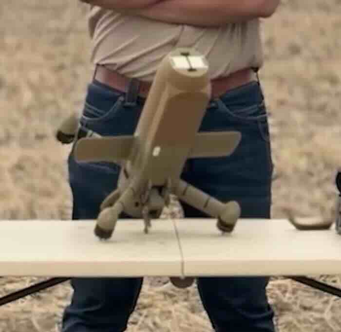 Archimedes 1A na dronu Hornet