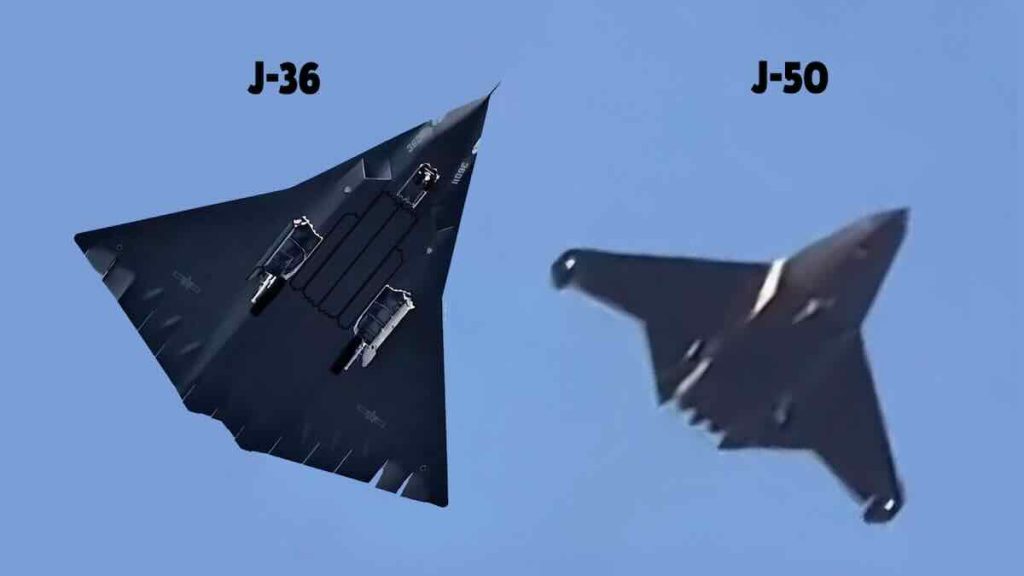 Cengdu J 36 i Senjang J 50 Čengdu J-36 i Šenjang J-50