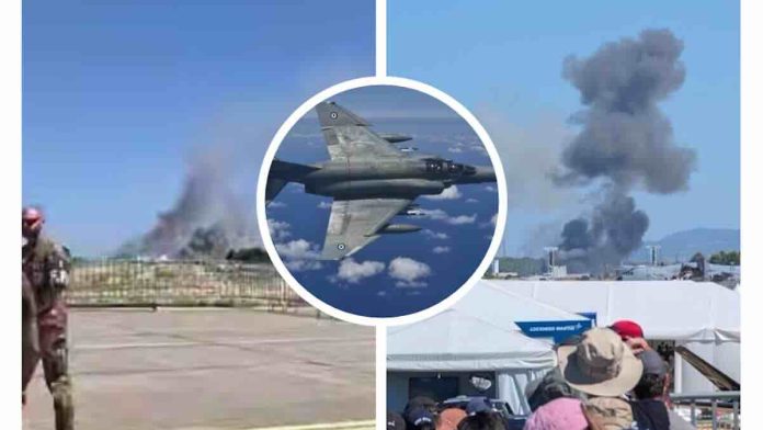 Grčki F-4 Fantom srušio se tokom aeromitinga Grčki F-4 Fantom srušio se tokom aeromitinga