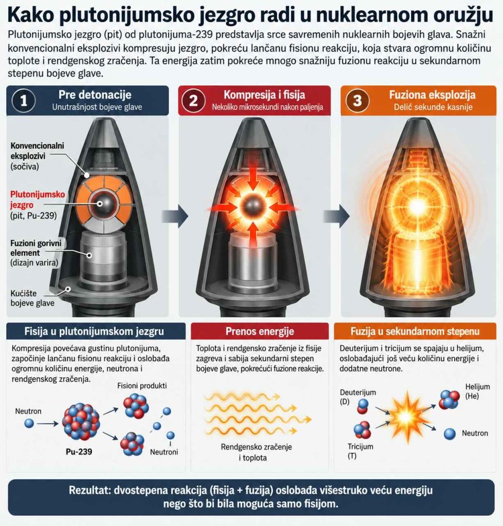 Kako plutonijumsko jezgro radi u nuklearnom oruzju Kako plutonijumsko jezgro radi u nuklearnom oružju