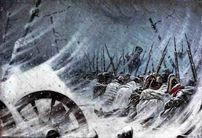 Nocno bivakovanje Velike armije do bele smrti Noćno bivakovanje Velike armije do bele smrti