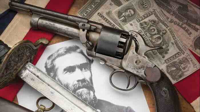 Revolver LeMat generala Konfederacije Brekstona Braga