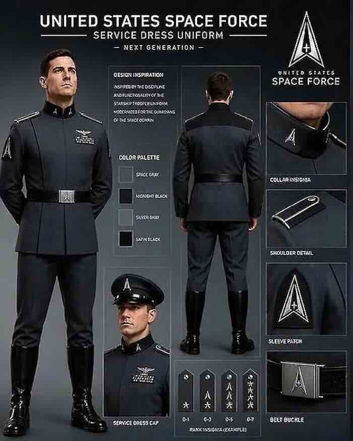 americke svemirske snage predlog nove uniforme američke svemirske snage predlog nove uniforme