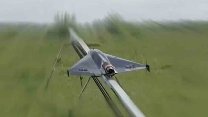 ukrajinski dron presretač STING S ukrajinski dron presretač STING S