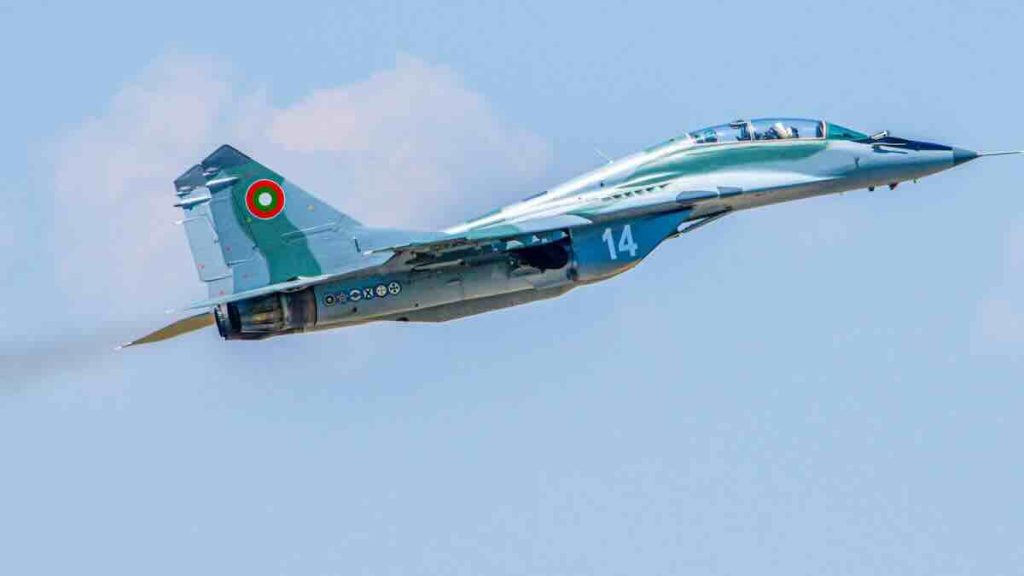 MiG-29 bugarskog ratnog vazduhoplovstva u Graf Ignatievu