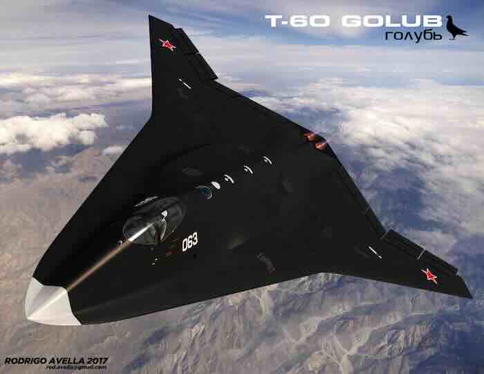 T-60 Golub delo dizajnera Rodriga Avelja