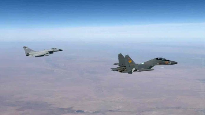 Uzbekistanski J-10CE i kazahstanski Su-30SM Uzbekistanski J-10CE i kazahstanski Su-30SM